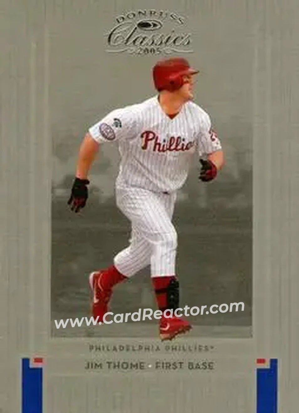 2005 Donruss Classics #25 - Jim Thome - Philadelphia Phillies - Front