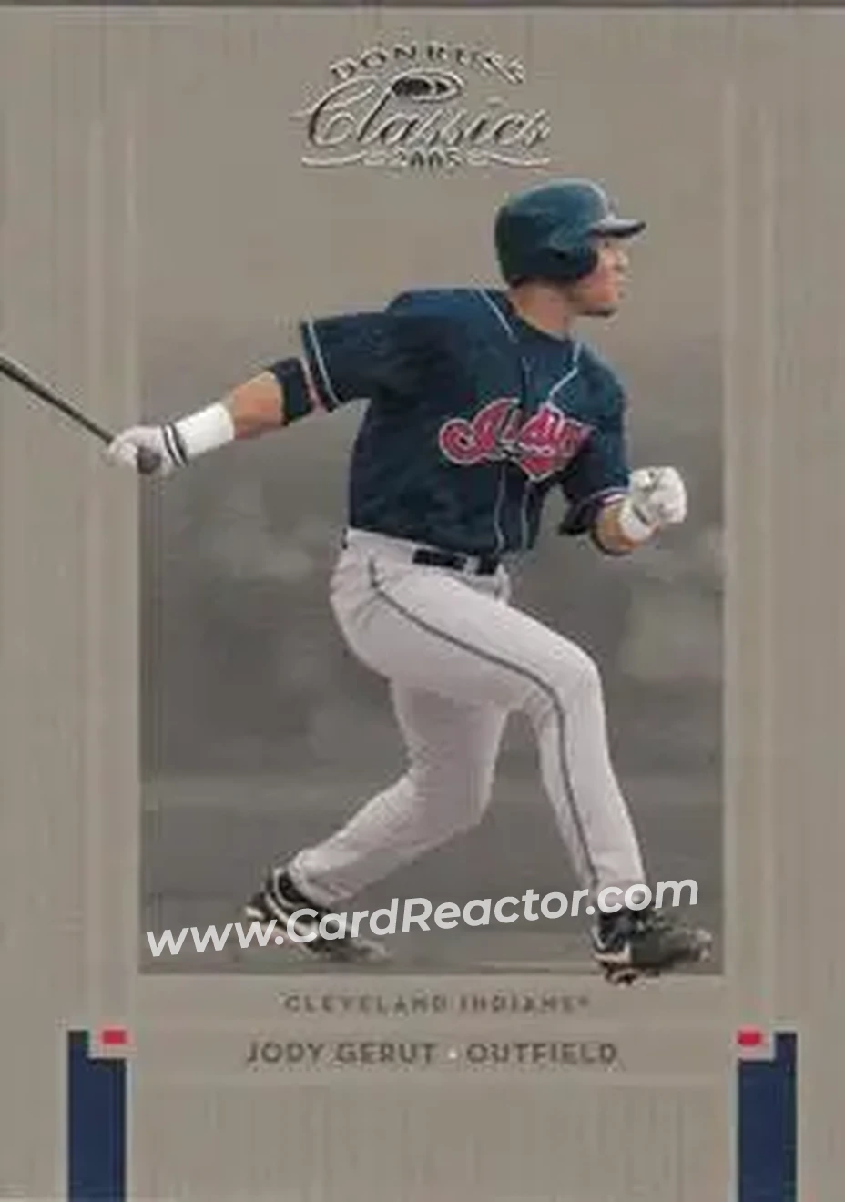 2005 Donruss Classics #9 - Jody Gerut - Cleveland Indians - Front 2005 Donruss Classics #9 - Jody Gerut - Cleveland Indians - Front