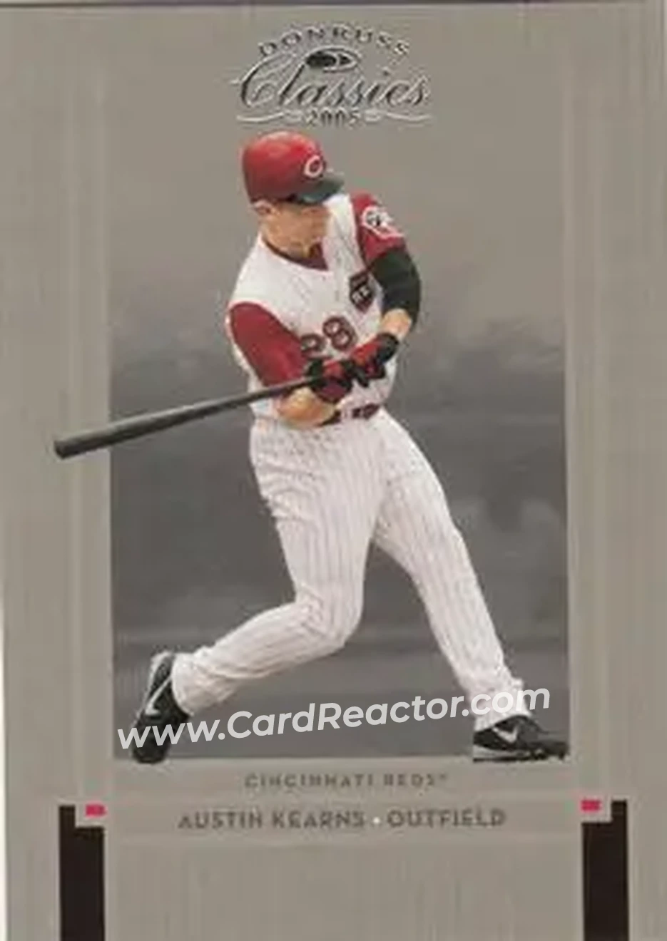 2005 Donruss Classics #28 - Austin Kearns - Cincinnati Reds - Front 2005 Donruss Classics #28 - Austin Kearns - Cincinnati Reds - Front