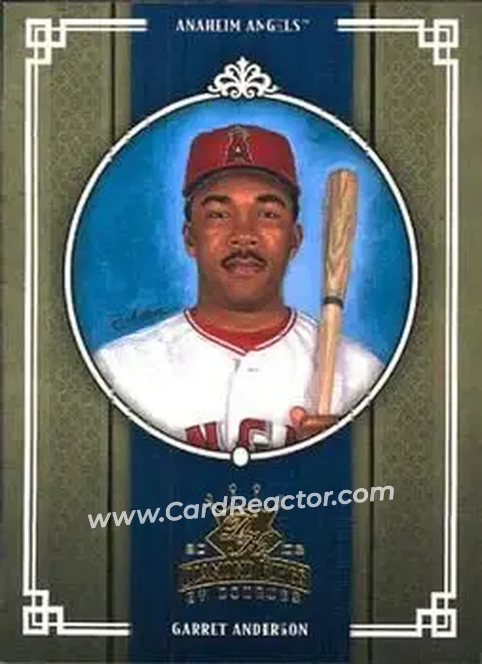2005 Donruss Diamond Kings #1 - Garret Anderson - Anaheim Angels - Front