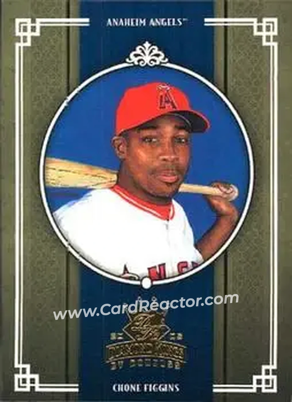 2005 Donruss Diamond Kings #7 - Chone Figgins - Anaheim Angels - Front