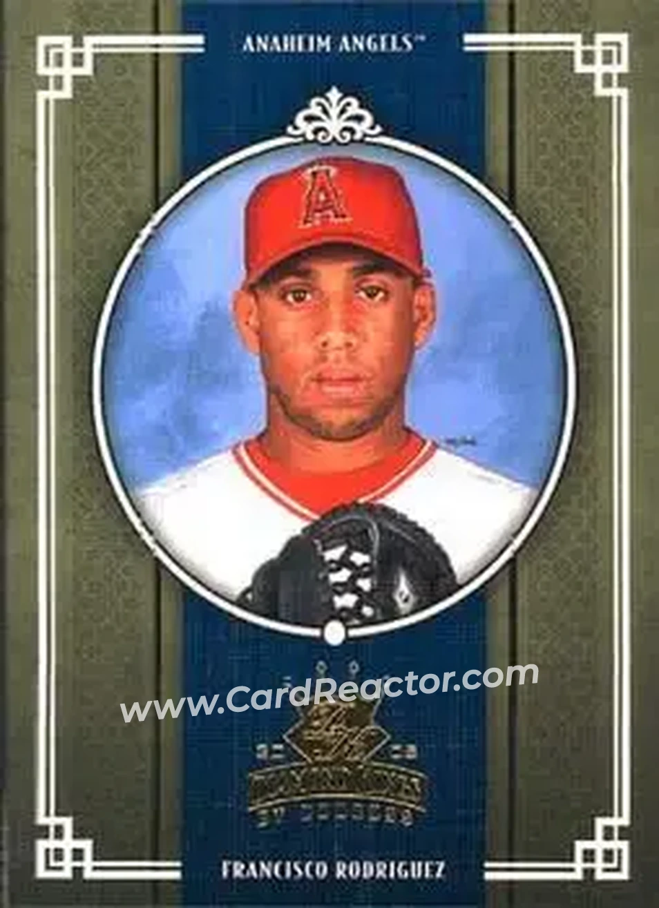 2005 Donruss Diamond Kings #9 - Francisco Rodriguez - Anaheim Angels - Front