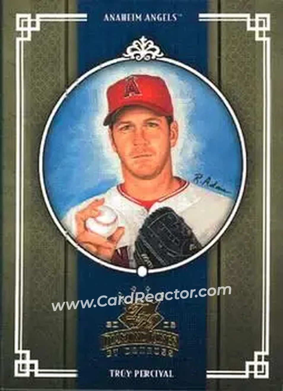 2005 Donruss Diamond Kings #10 - Troy Percival - Anaheim Angels - Front 2005 Donruss Diamond Kings #10 - Troy Percival - Anaheim Angels - Front