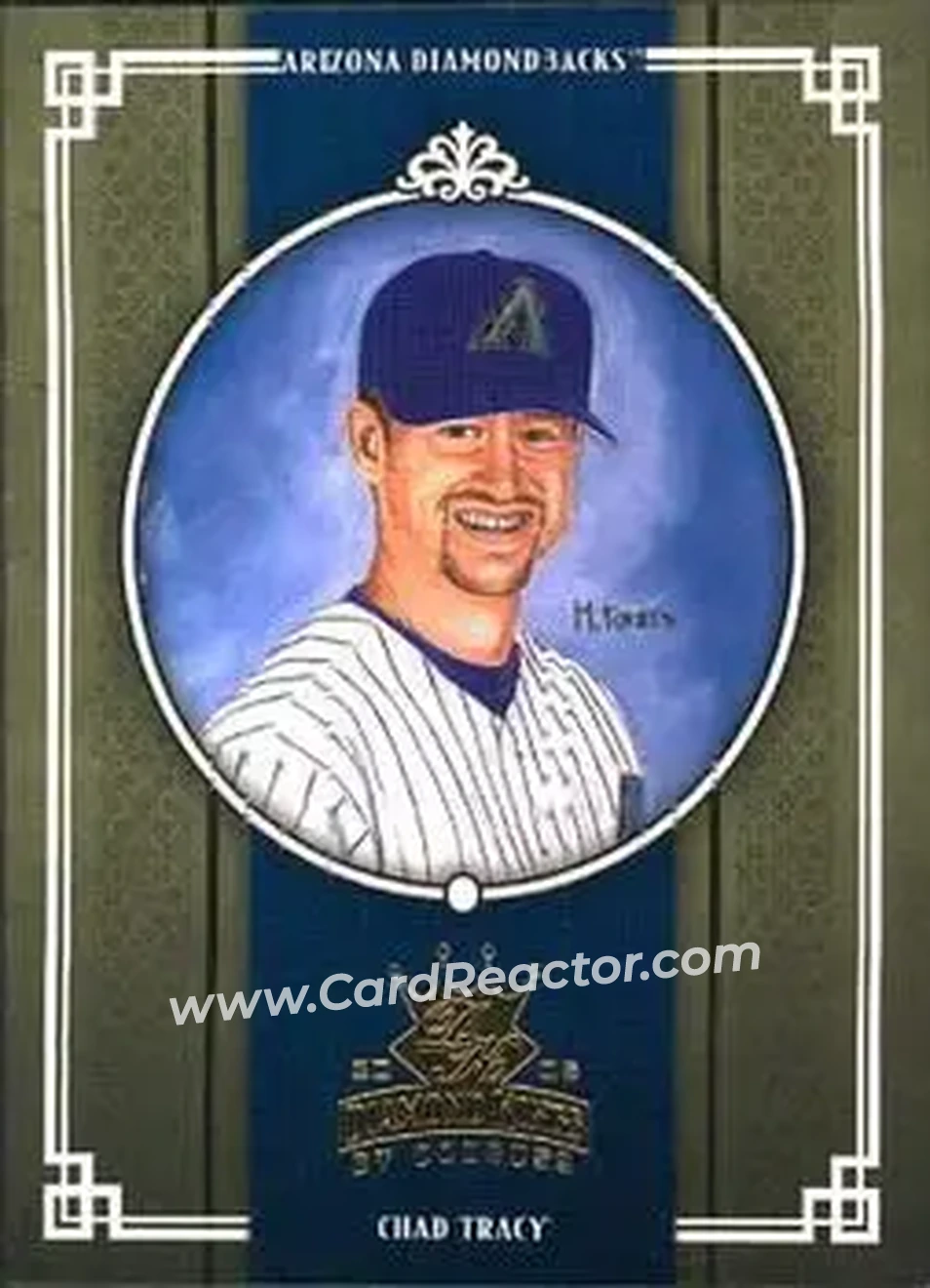 2005 Donruss Diamond Kings #15 - Chad Tracy - Arizona Diamondbacks - Front