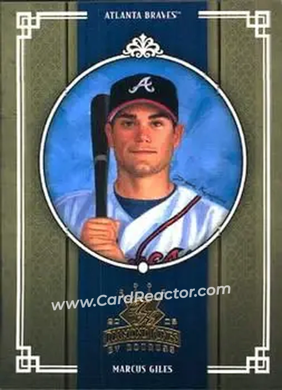 2005 Donruss Diamond Kings #20 - Marcus Giles - Atlanta Braves - Front