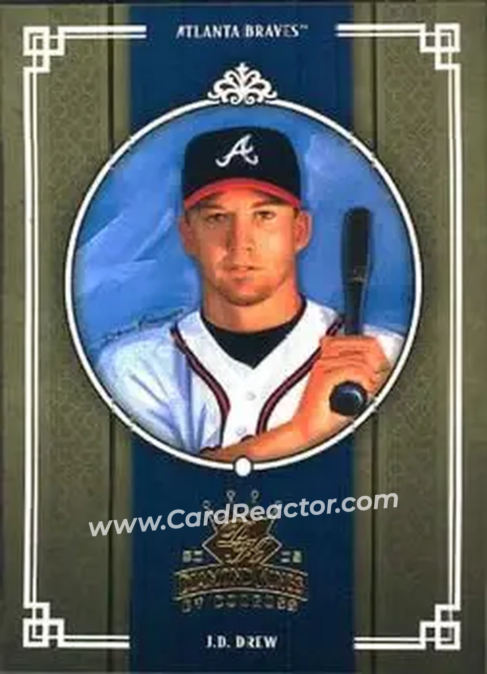 2005 Donruss Diamond Kings #24 - J.D. Drew - Atlanta Braves - Front