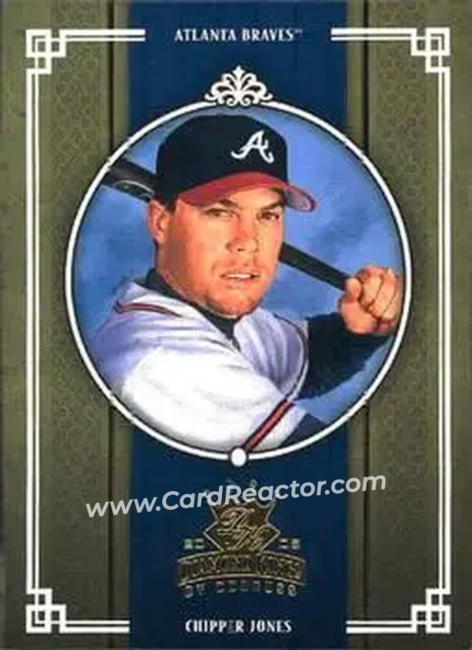 2005 Donruss Diamond Kings #25 - Chipper Jones - Atlanta Braves - Front