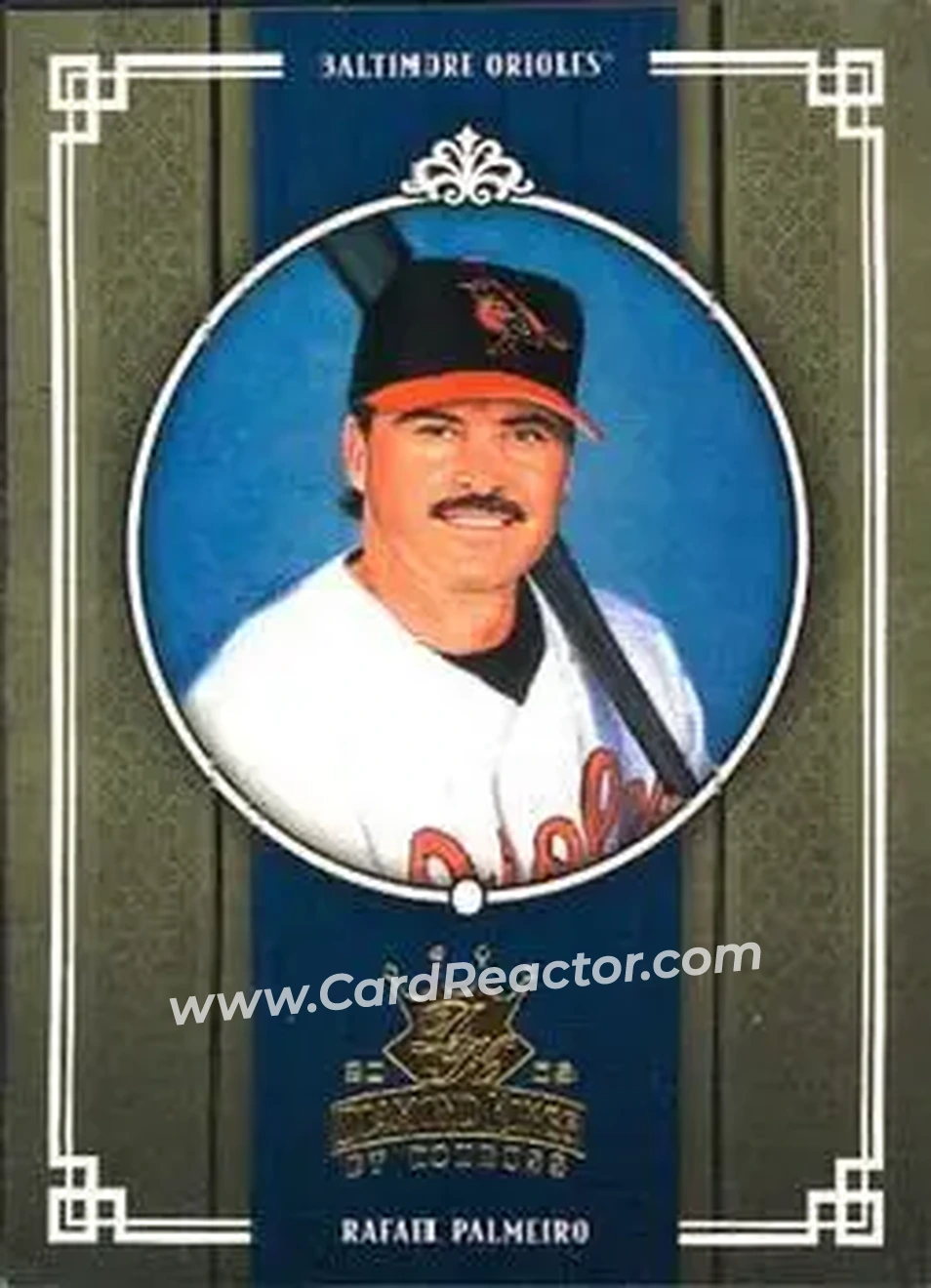 2005 Donruss Diamond Kings #27 - Rafael Palmeiro - Baltimore Orioles - Front