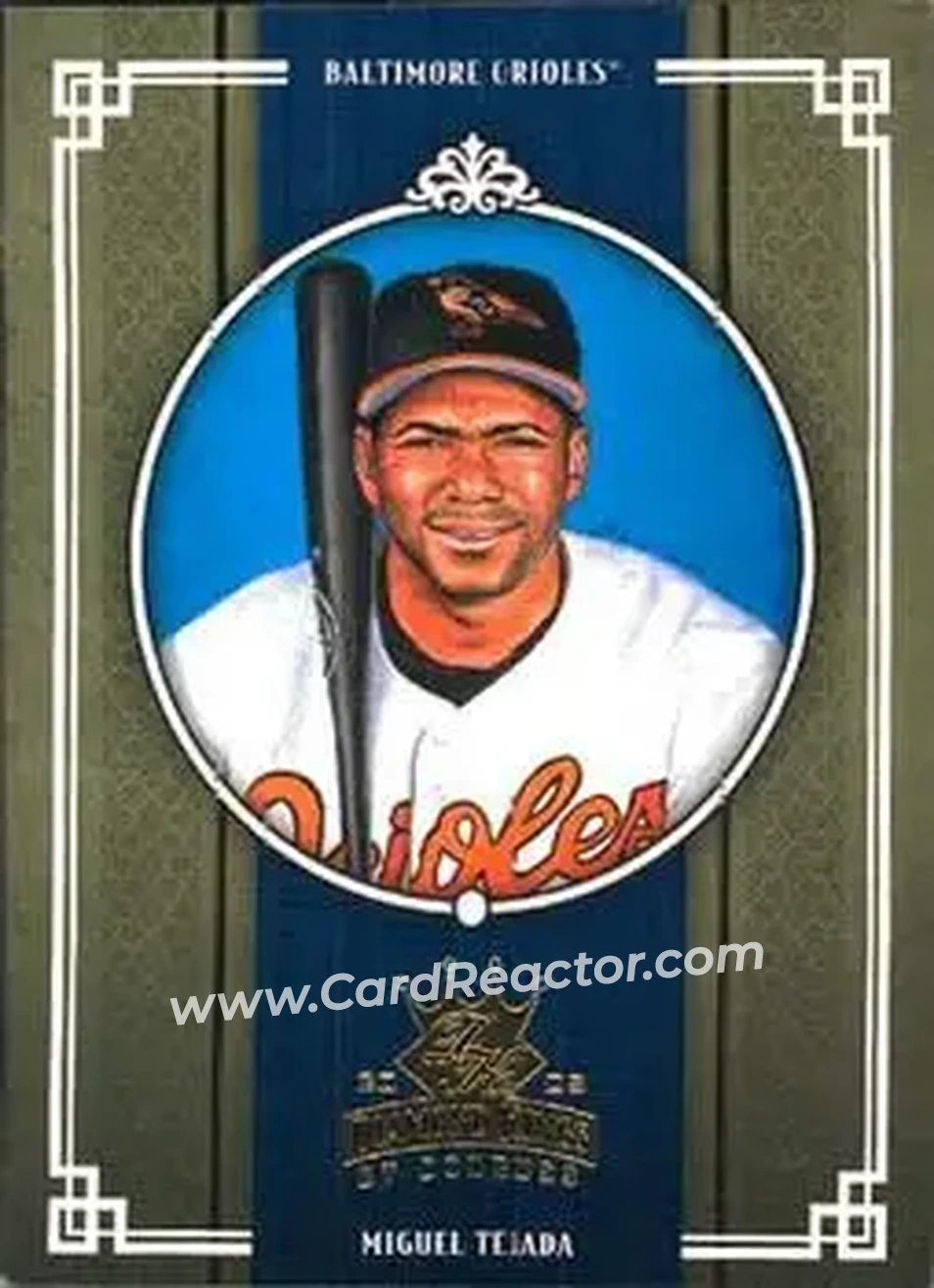 2005 Donruss Diamond Kings #28 - Miguel Tejada - Baltimore Orioles - Front