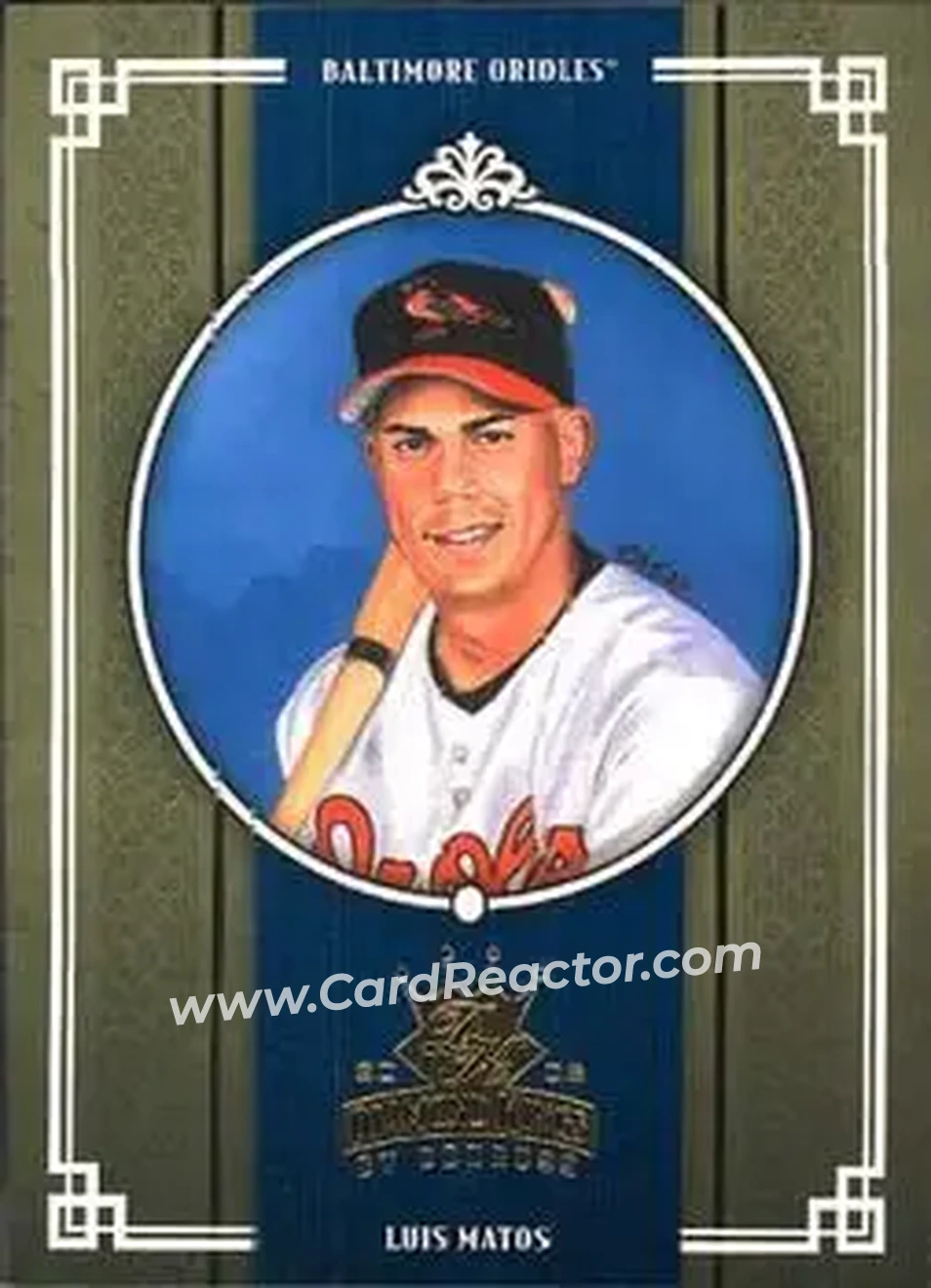2005 Donruss Diamond Kings #30 - Luis Matos - Baltimore Orioles - Front