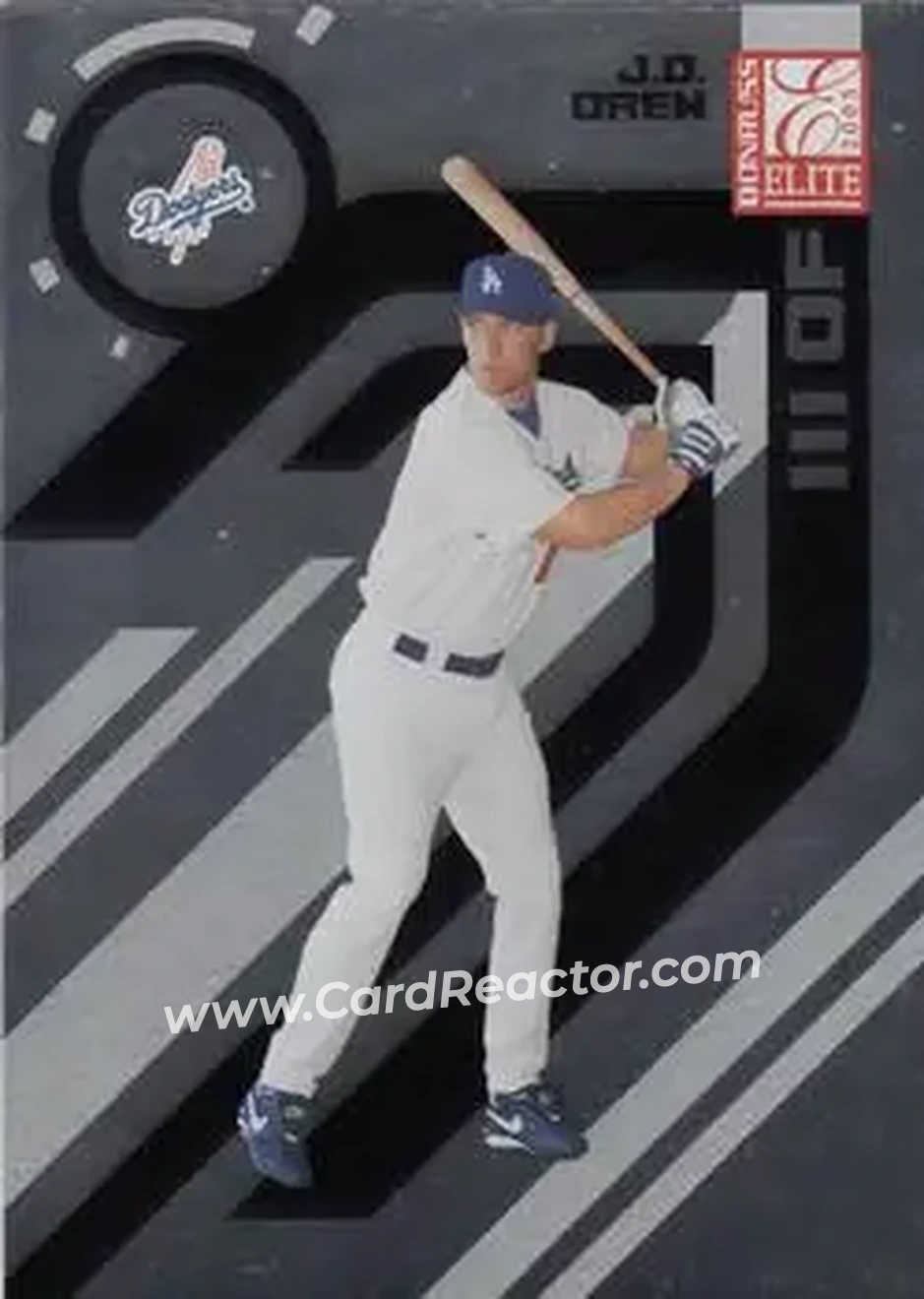 2005 Donruss Elite #13 - J.D. Drew - Los Angeles Dodgers - Front