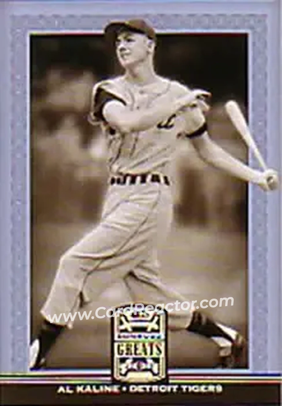 2005 Donruss Greats #1 - Al Kaline - Detroit Tigers - Front