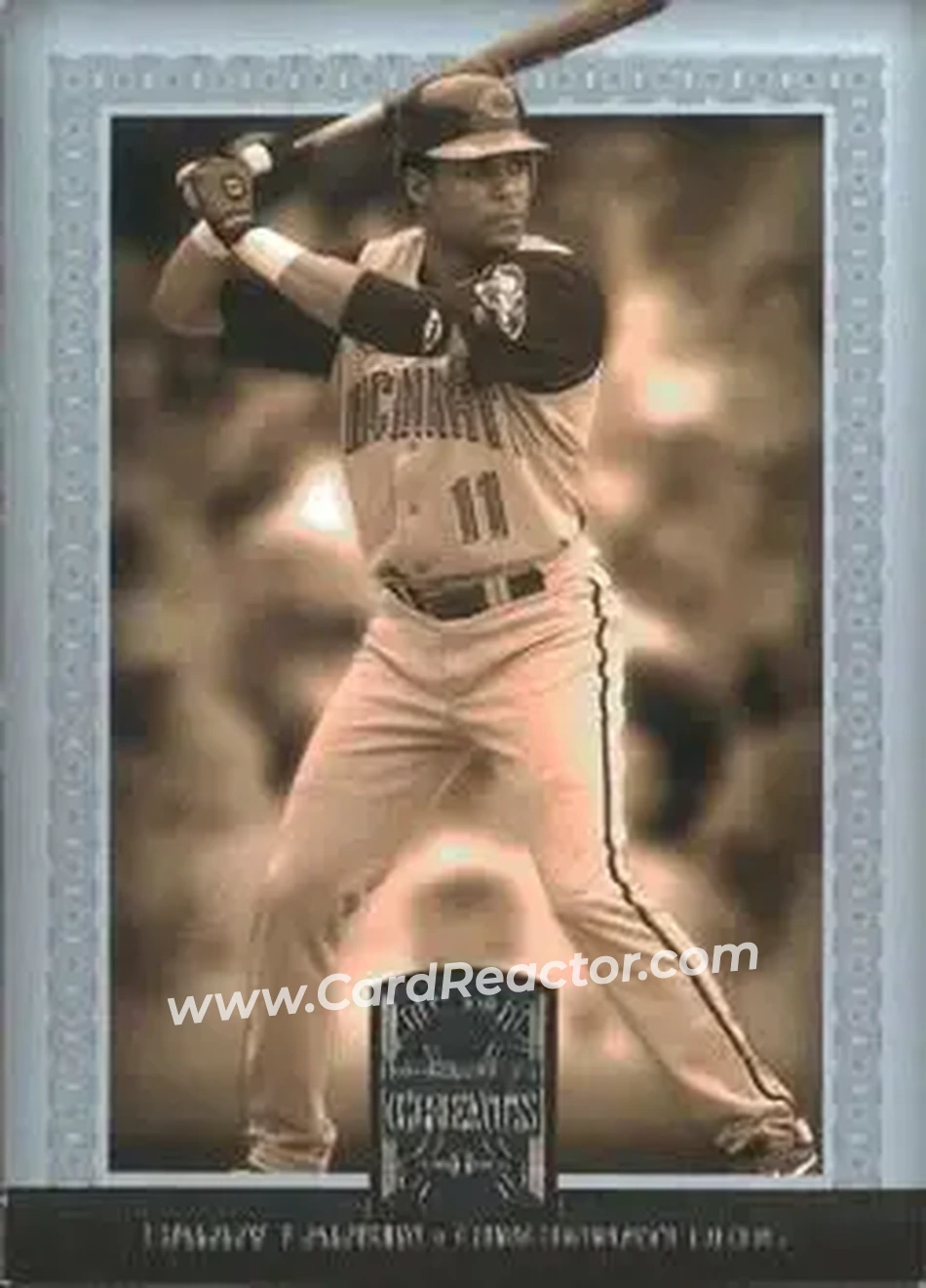 2005 Donruss Greats #4 - Barry Larkin - Cincinnati Reds - Front 2005 Donruss Greats #4 - Barry Larkin - Cincinnati Reds - Front