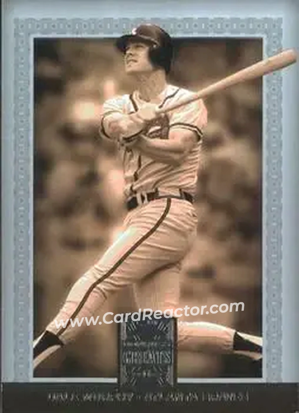 2005 Donruss Greats #12 - Dale Murphy - Atlanta Braves - Front