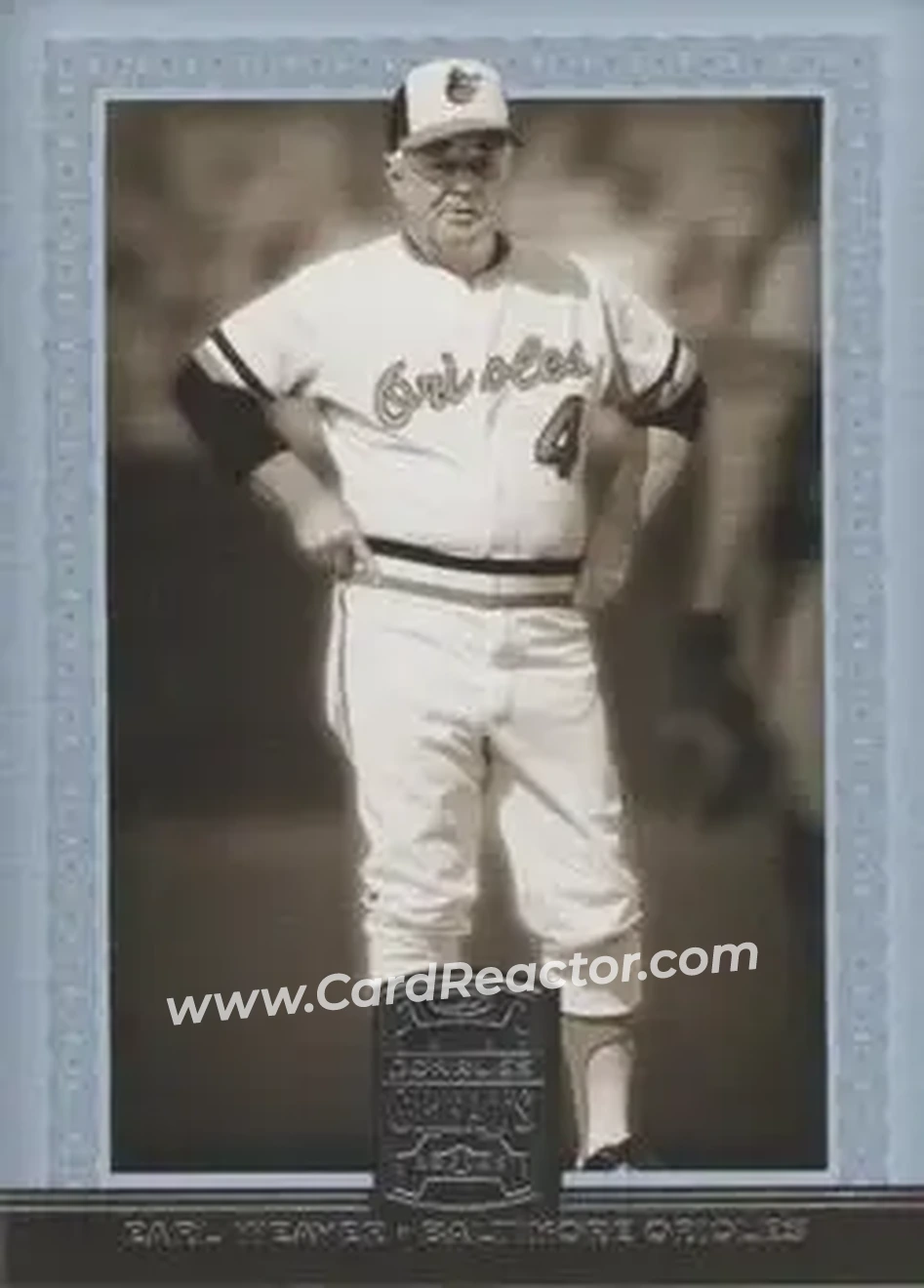 2005 Donruss Greats #24 - Earl Weaver - Baltimore Orioles - Front