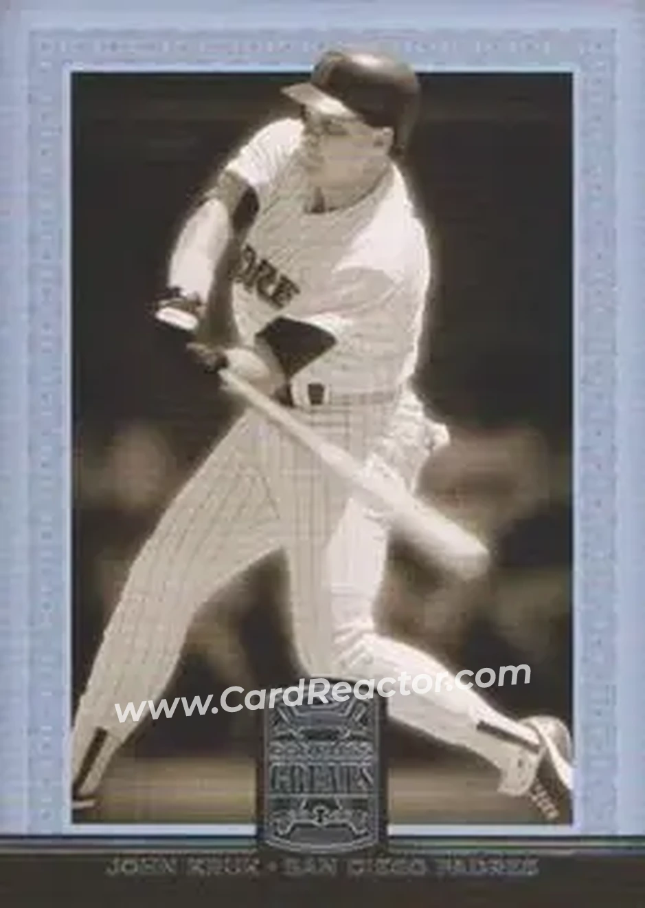 2005 Donruss Greats #43 - John Kruk - San Diego Padres - Front