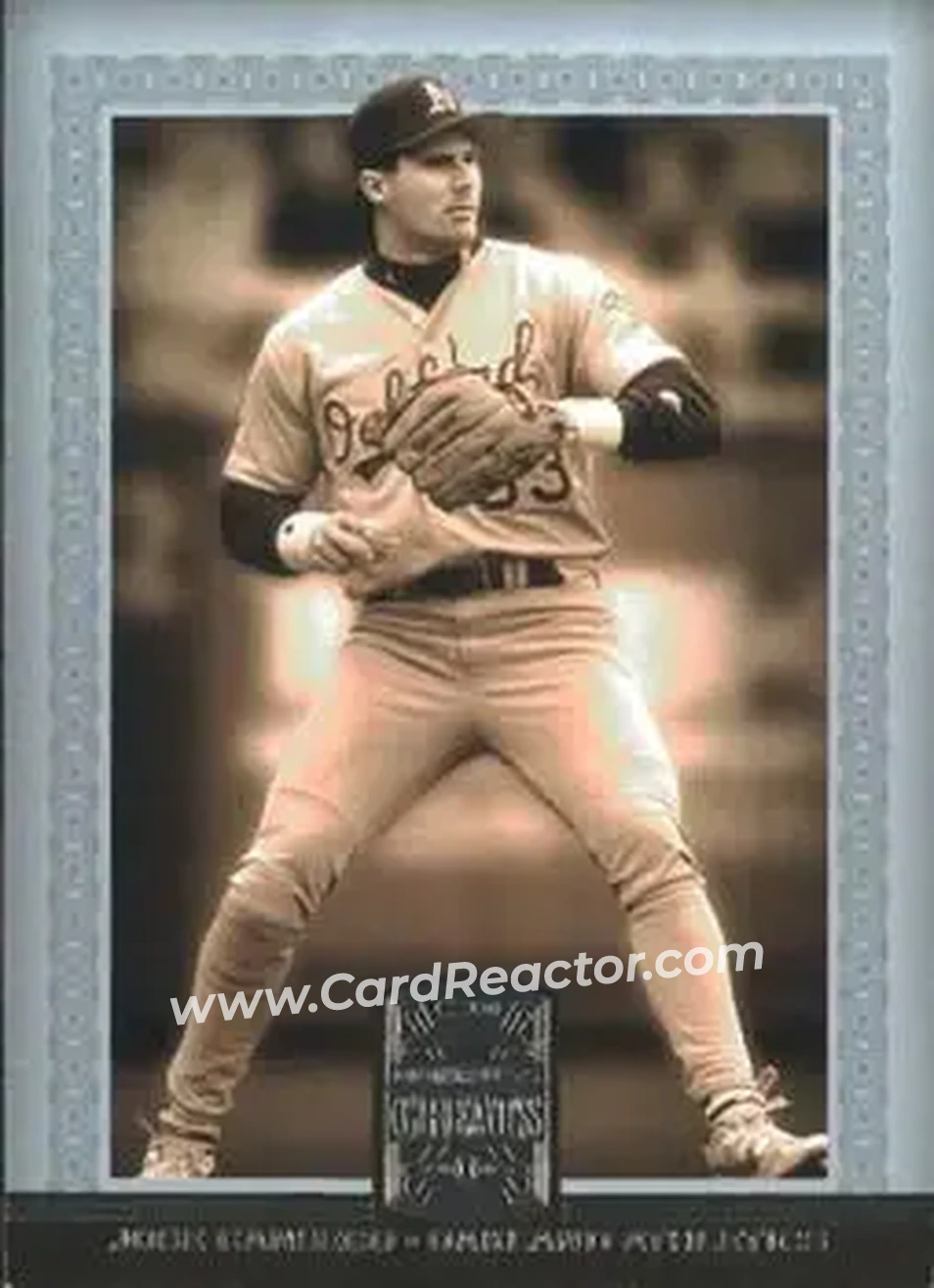 2005 Donruss Greats #46 - Jose Canseco - Oakland Athletics - Front 2005 Donruss Greats #46 - Jose Canseco - Oakland Athletics - Front