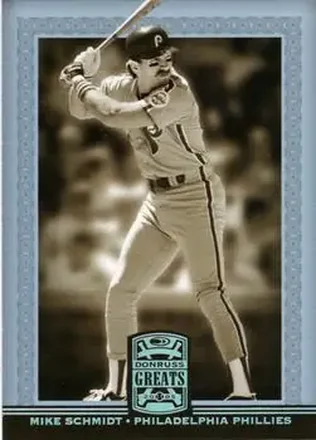 2005 Donruss Greats #59 - Mike Schmidt - Philadelphia Phillies