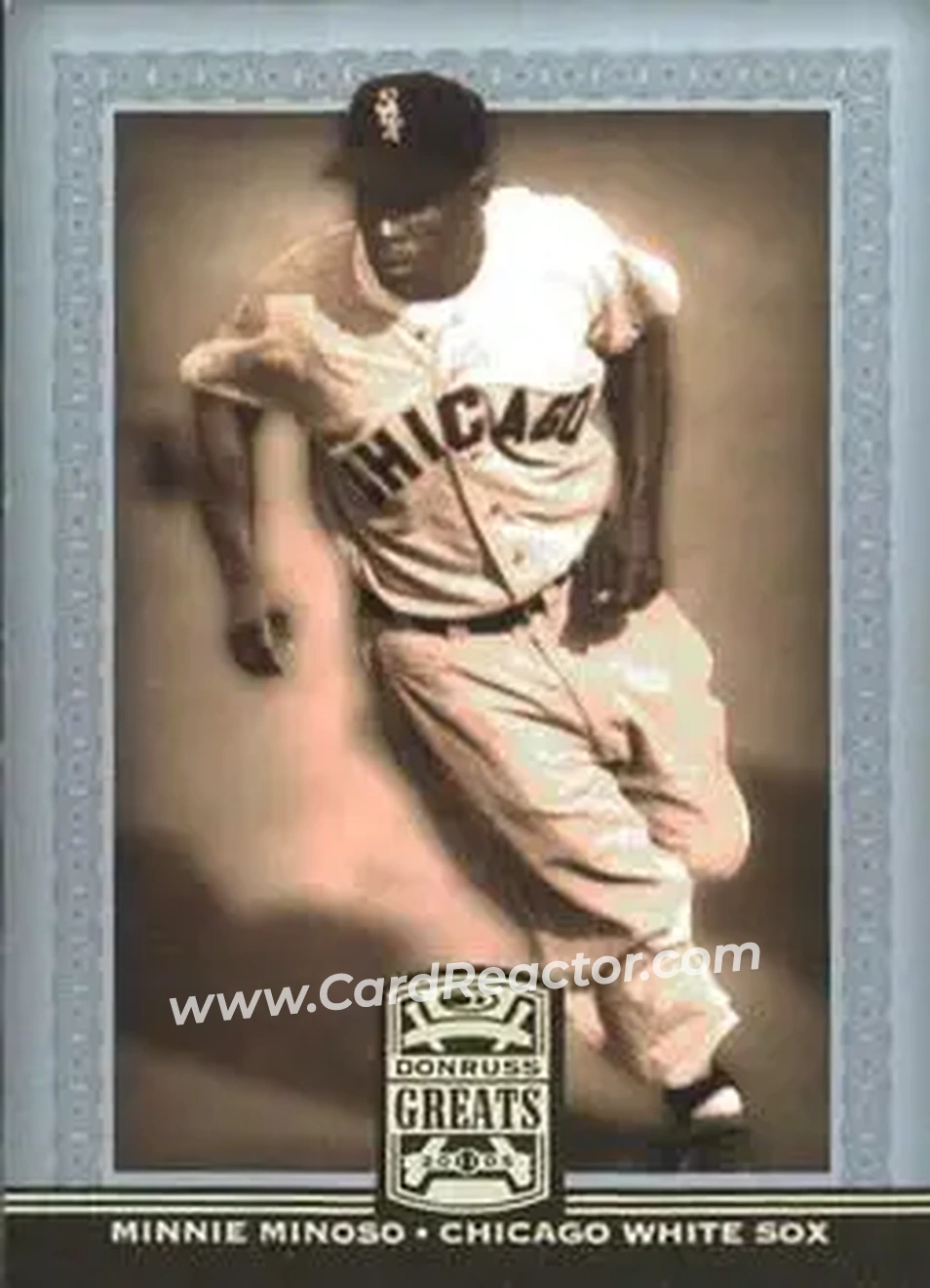 2005 Donruss Greats #60 - Minnie Minoso - Chicago White Sox - Front
