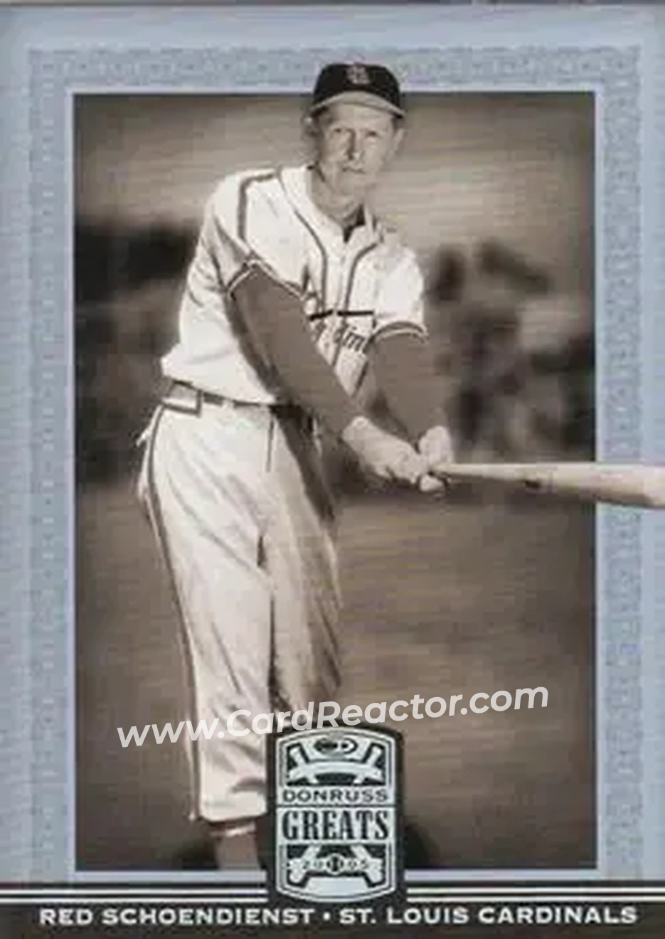 2005 Donruss Greats #67 - Al Schoendienst - St. Louis Cardinals - Front