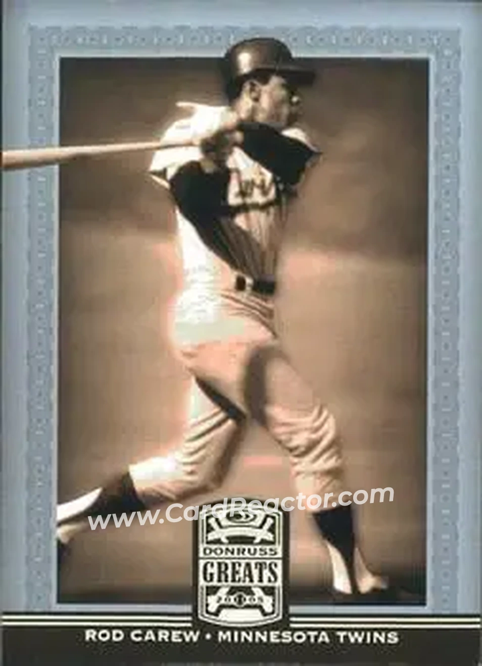 2005 Donruss Greats #71 - Rod Carew - Minnesota Twins - Front