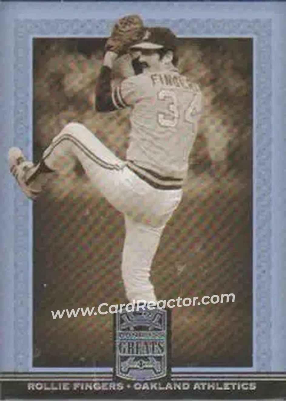 2005 Donruss Greats #72 - Rollie Fingers - Oakland Athletics - Front