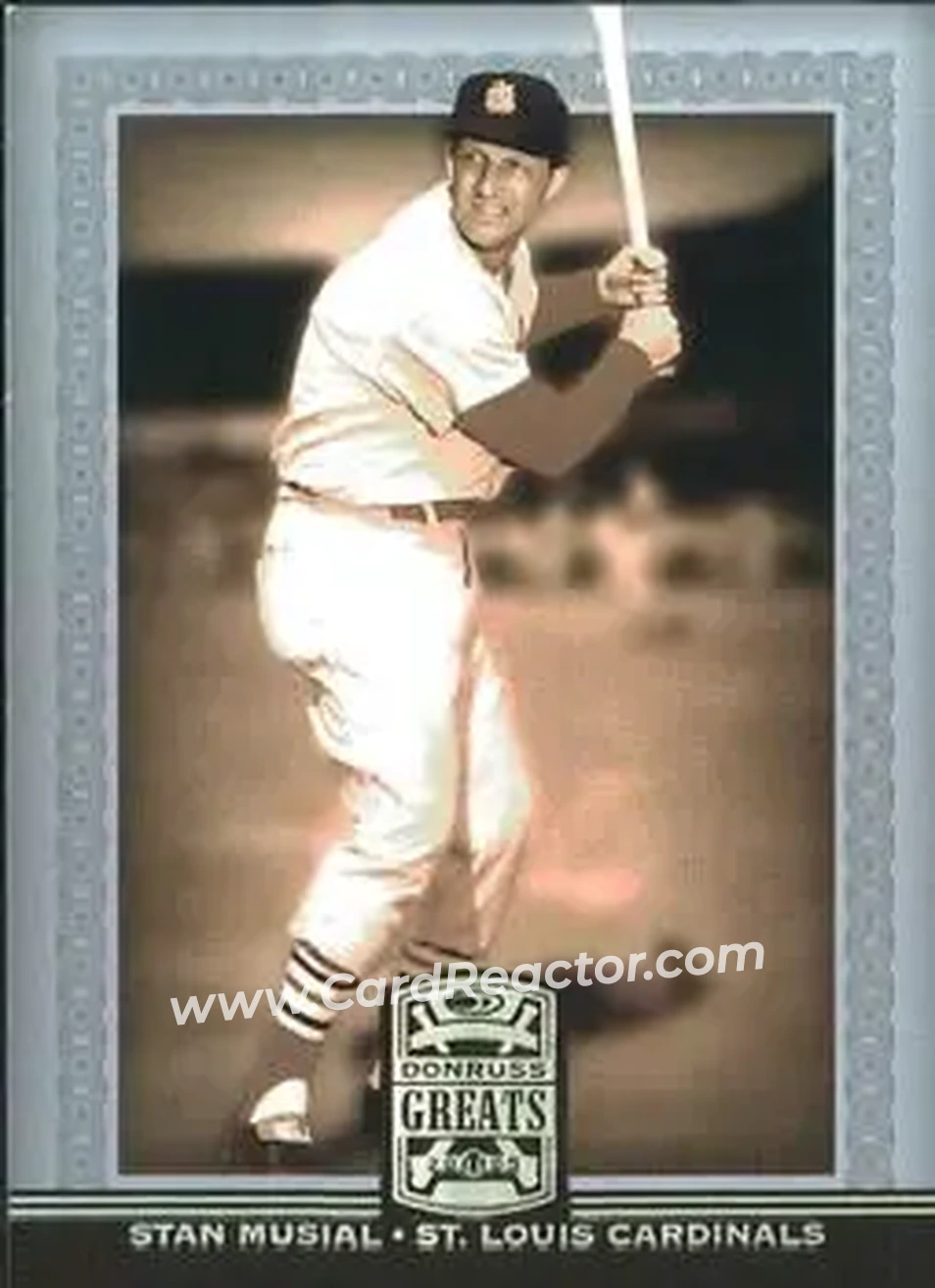 2005 Donruss Greats #76 - Stan Musial - St. Louis Cardinals - Front