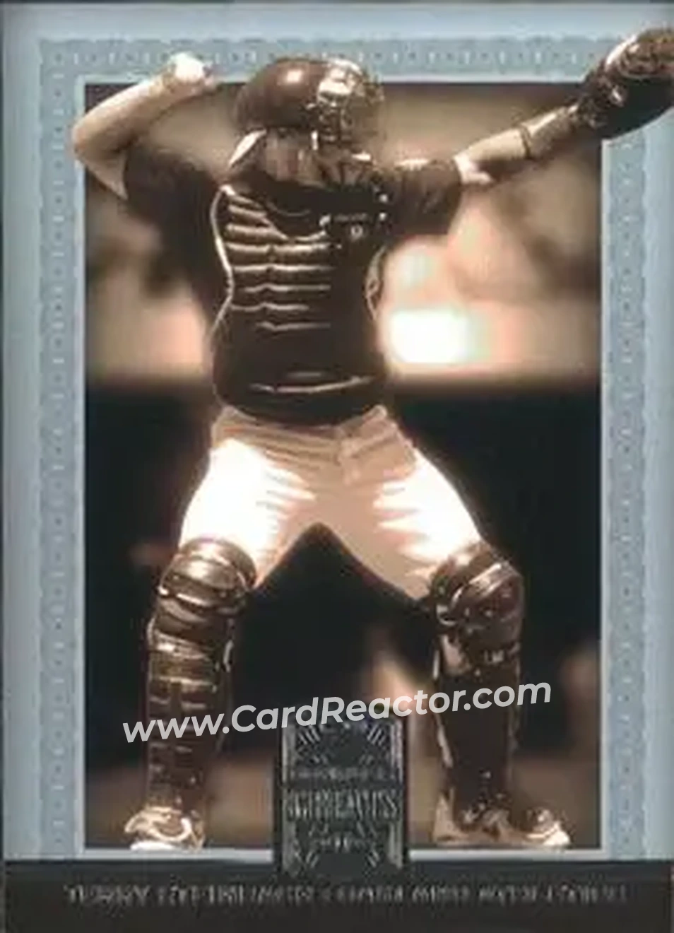 2005 Donruss Greats #81 - Terry Steinbach - Oakland Athletics - Front 2005 Donruss Greats #81 - Terry Steinbach - Oakland Athletics - Front