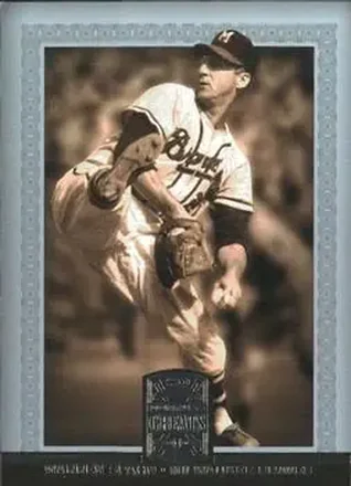 2005 Donruss Greats #95 - Warren Spahn - Milwaukee Braves