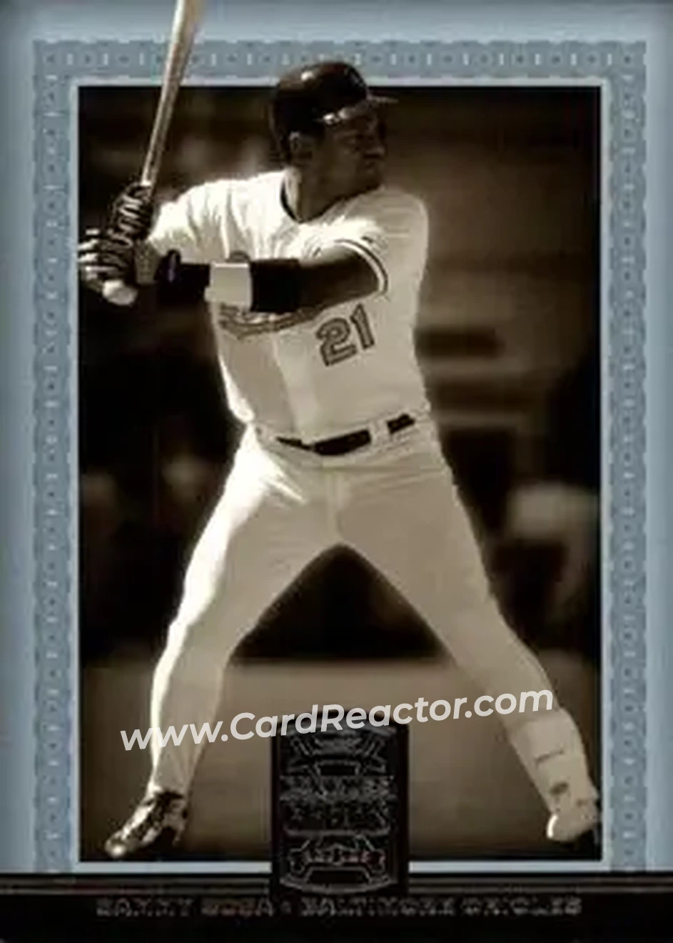 2005 Donruss Greats #109 - Sammy Sosa - Baltimore Orioles - Front