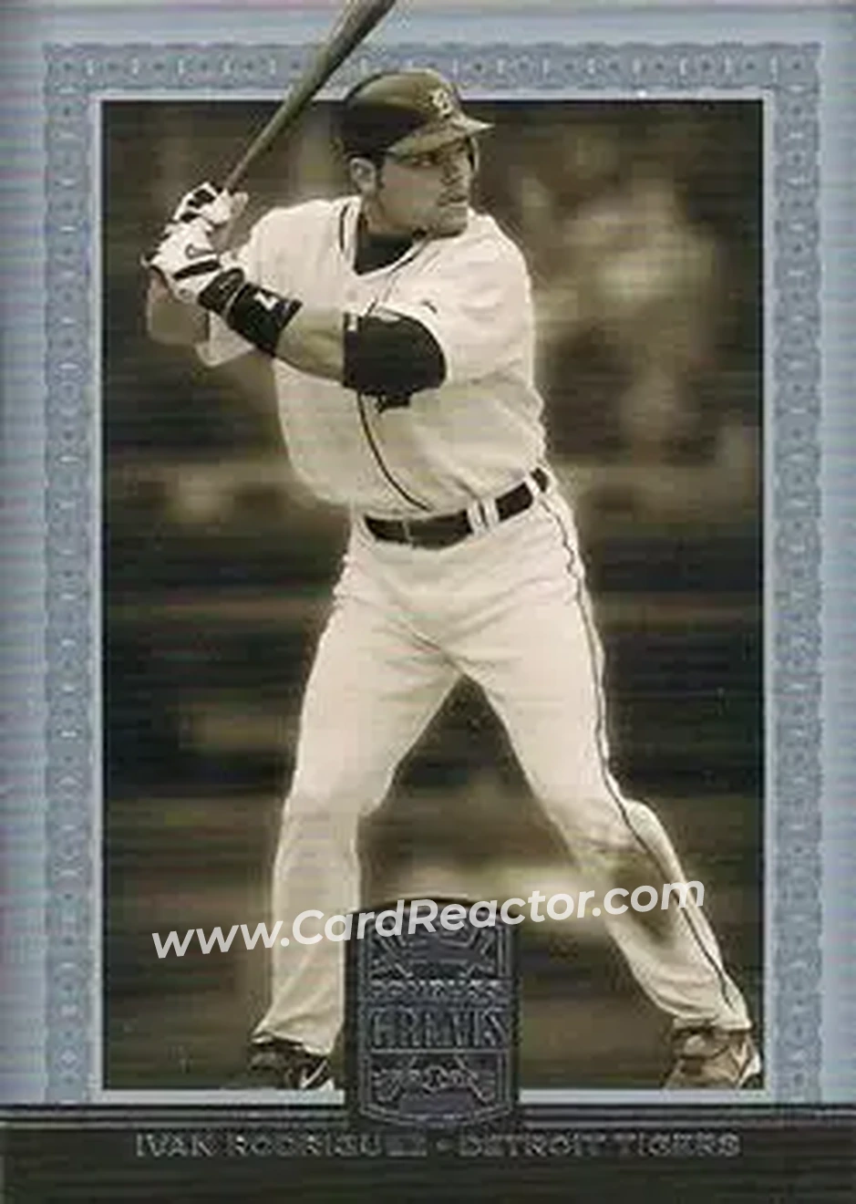 2005 Donruss Greats #121 - Ivan Rodriguez - Detroit Tigers - Front 2005 Donruss Greats #121 - Ivan Rodriguez - Detroit Tigers - Front