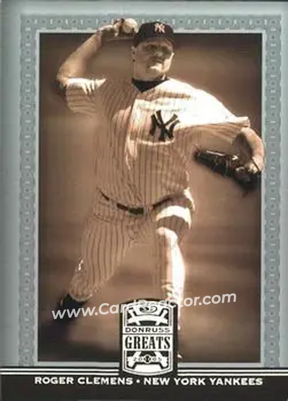 2005 Donruss Greats #146 - Roger Clemens - New York Yankees - Front