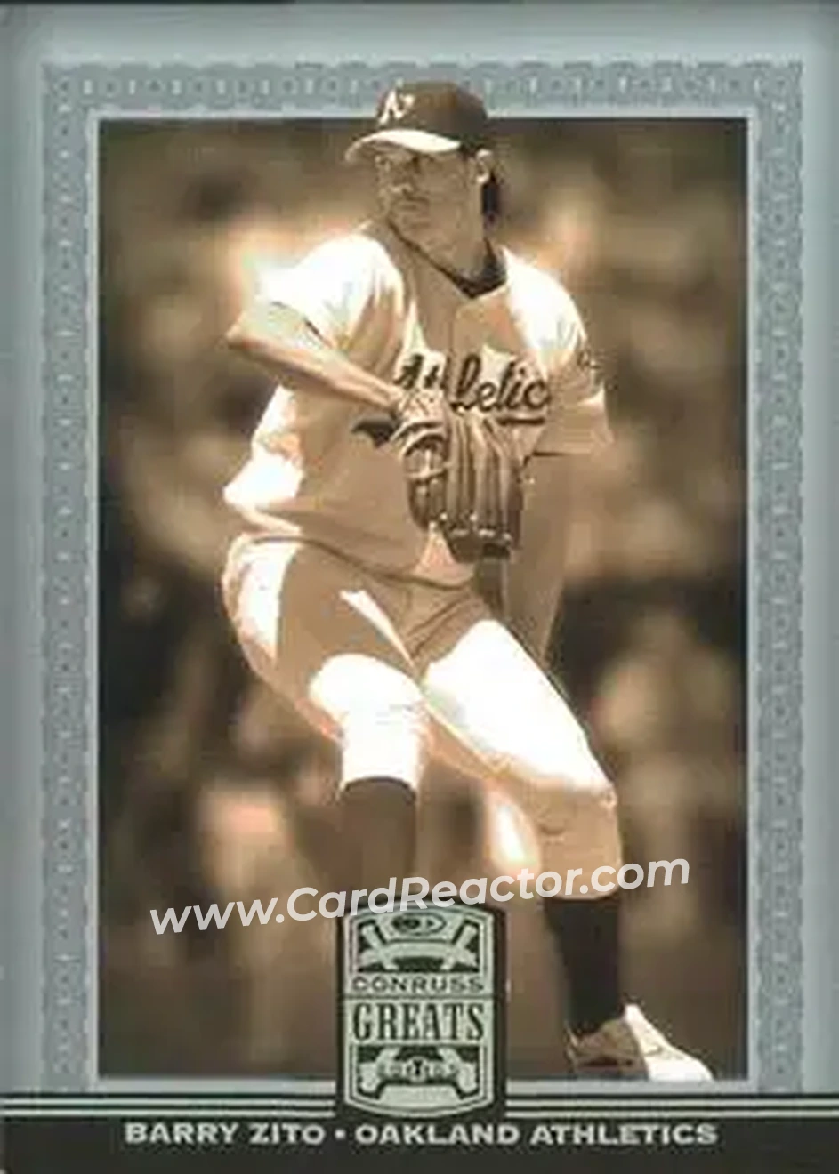 2005 Donruss Greats #134 - Barry Zito - Oakland Athletics - Front
