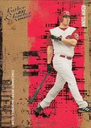 2005 Donruss Leather & Lumber #1 - Adam Dunn - Cincinnati Reds