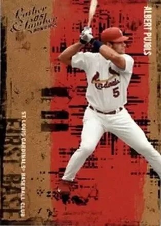 2005 Donruss Leather & Lumber #5 - Albert Pujols - St. Louis Cardinals