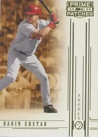 2005 Donruss Prime Patches #1 - Darin Erstad - Los Angeles Angels