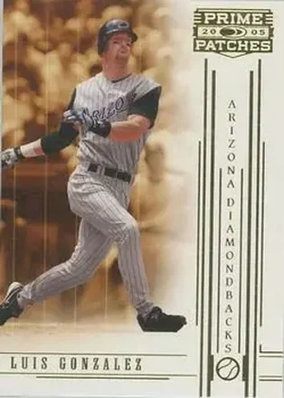 2005 Donruss Prime Patches #4 - Luis Gonzalez - Arizona Diamondbacks