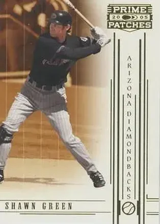 2005 Donruss Prime Patches #5 - Shawn Green - Arizona Diamondbacks