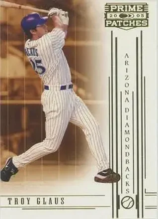 2005 Donruss Prime Patches #6 - Troy Glaus - Arizona Diamondbacks