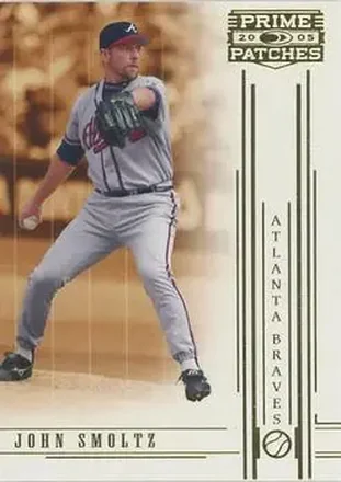 2005 Donruss Prime Patches #9 - John Smoltz - Atlanta Braves