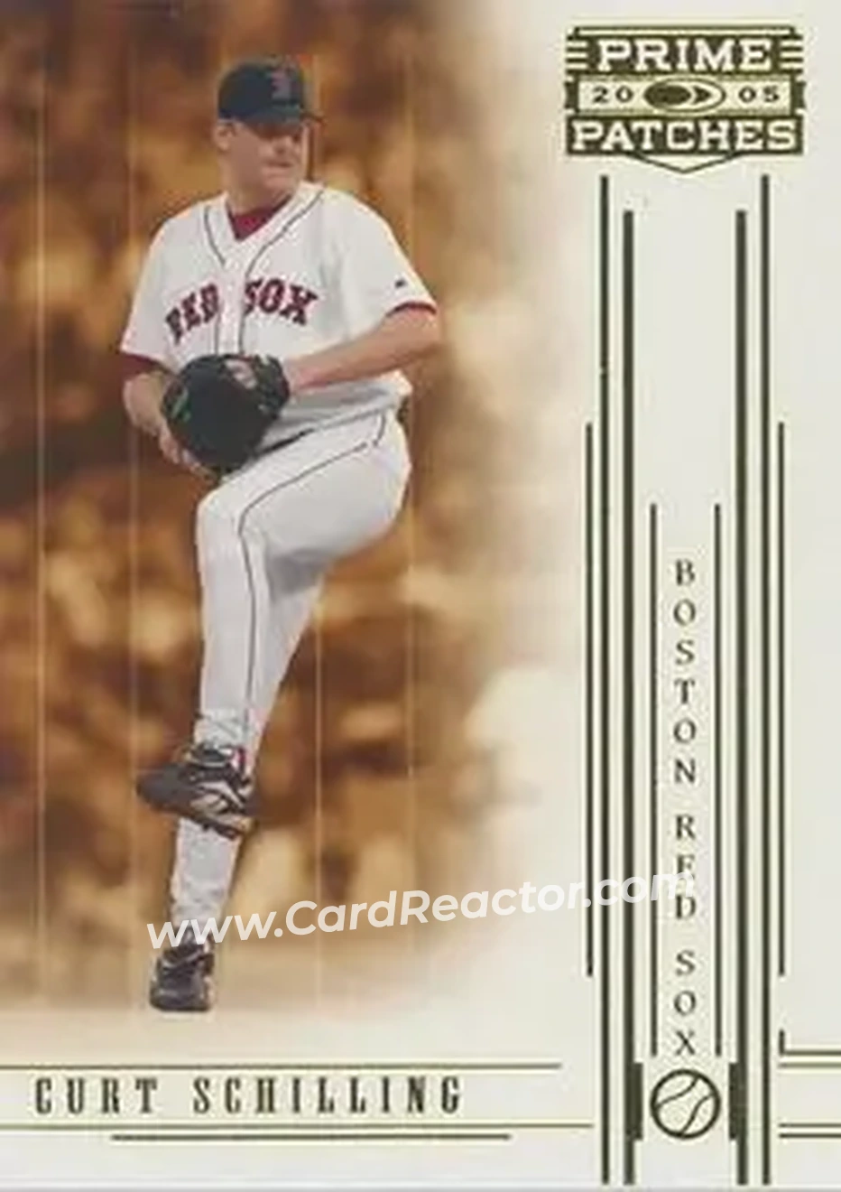 2005 Donruss Prime Patches #14 - Curt Schilling - Boston Red Sox - Front