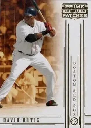 2005 Donruss Prime Patches #15 David Ortiz