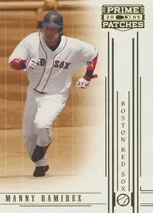 2005 Donruss Prime Patches #17 - Manny Ramirez - Boston Red Sox
