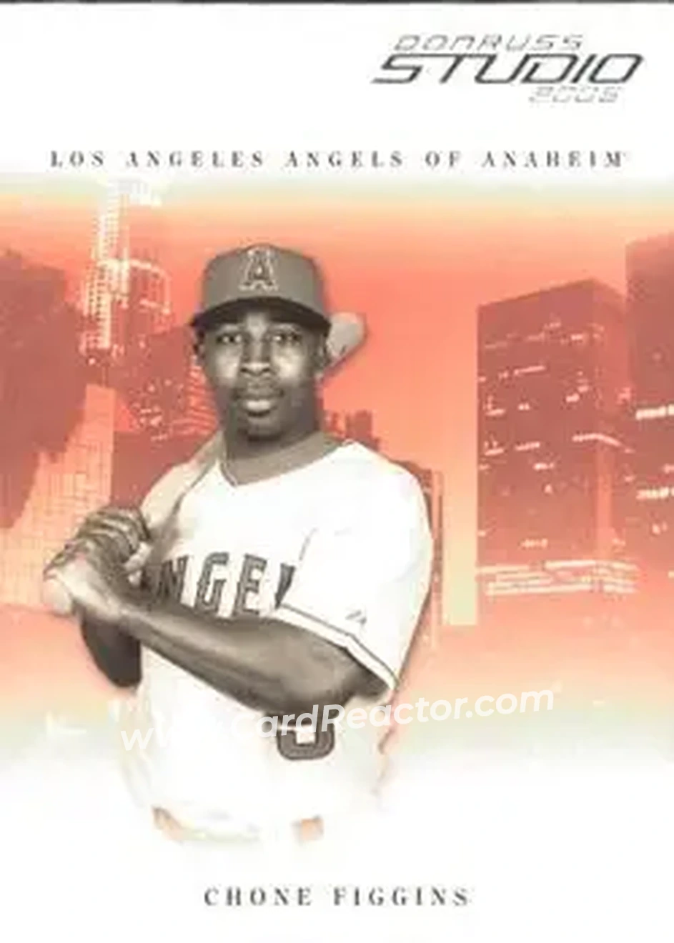 2005 Donruss Studio #2 - Chone Figgins - Los Angeles Angels - Front