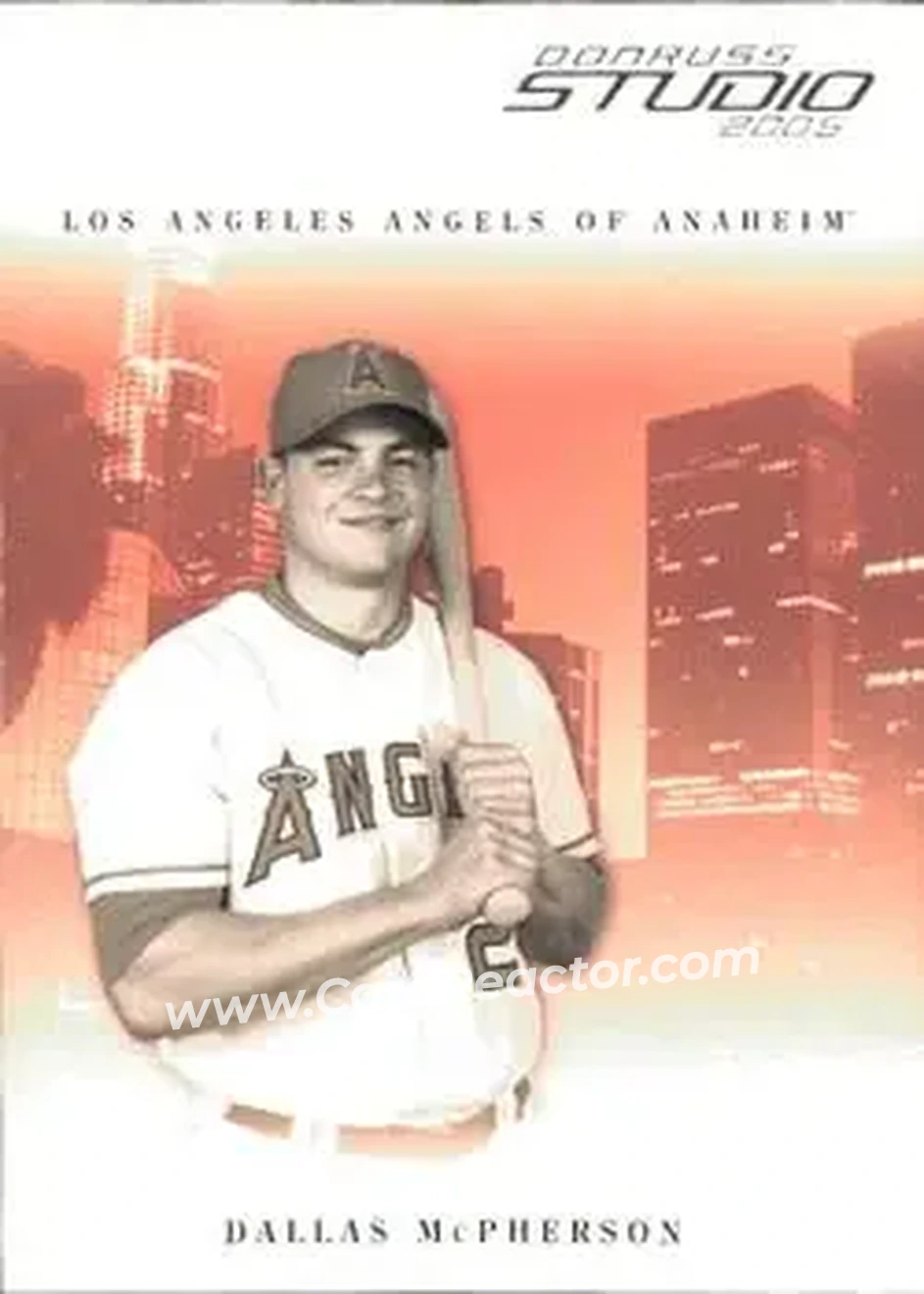 2005 Donruss Studio #3 - Dallas McPherson - Los Angeles Angels - Front