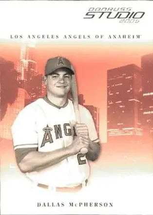 2005 Donruss Studio #3 - Dallas McPherson - Los Angeles Angels