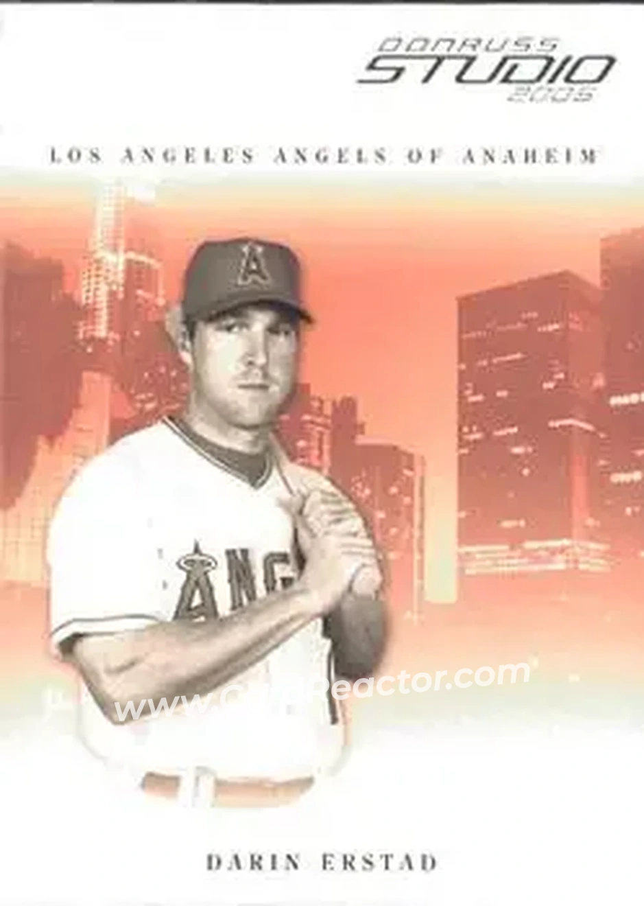 2005 Donruss Studio #4 - Darin Erstad - Los Angeles Angels - Front