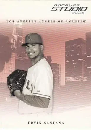 2005 Donruss Studio #5 - Ervin Santana - Los Angeles Angels