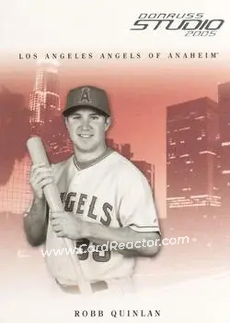 2005 Donruss Studio #10 - Robb Quinlan - Los Angeles Angels - Front