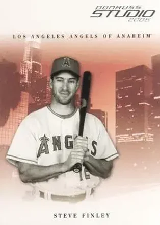 2005 Donruss Studio #11 - Steve Finley - Los Angeles Angels